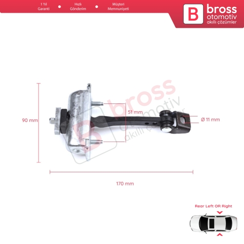 Citroen C3 MK3 Peugeot 208 2008 MK1 5-Kapı Hatchback 9671891280 İçin Arka Kapı Gergi Yayı 