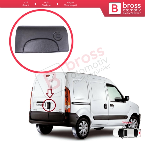 Renault Kangoo Nissan Kubistar MK1 X76 FC KC 1997-2009 8200153668 için Arka Bagaj Çift Kapı Açma Kapı Kolu Siyah