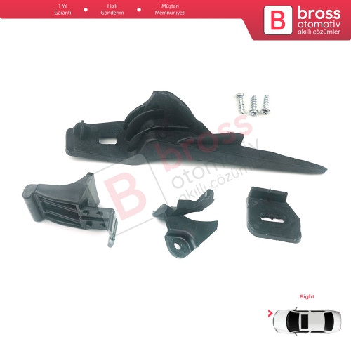 Ford Fiesta B299 B409 B479 2013-2019 D2BZ13008L İçin Sağ Ön Far Ayak Tamir Seti 