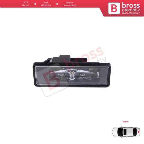 Renault Megane 4 Talisman Clio 5 Scenic 4 Master 3 Trafic 3 Nissan Opel Infiniti QX30 QX50 QX60 265108990C için Plaka Lambası