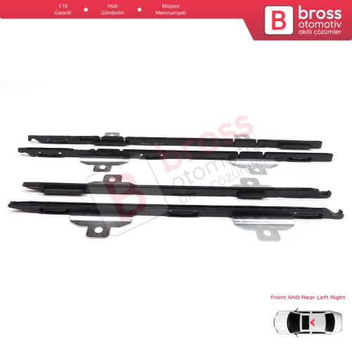 BMW X1 E84 MK1 2009-2014 54102993888 için Sunroof Perde Ray Sürgülü Kızak Braketi Ön ve Arka 