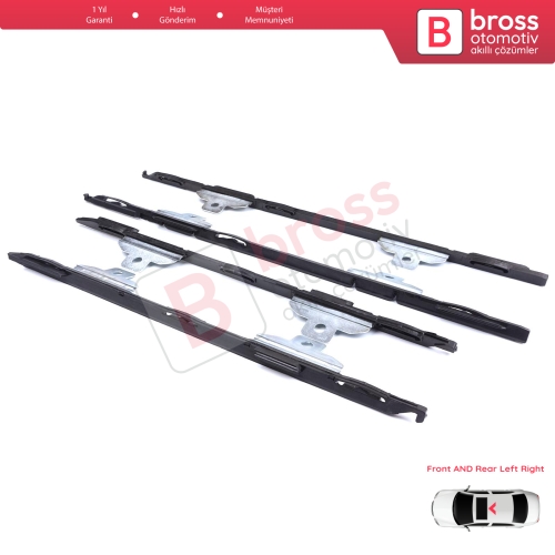 BMW X1 E84 MK1 2009-2014 54102993888 için Sunroof Perde Ray Sürgülü Kızak Braketi Ön ve Arka 