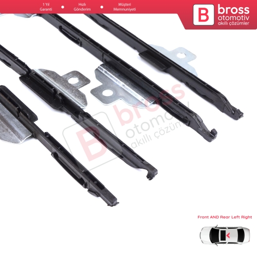 BMW X1 E84 MK1 2009-2014 54102993888 için Sunroof Perde Ray Sürgülü Kızak Braketi Ön ve Arka 