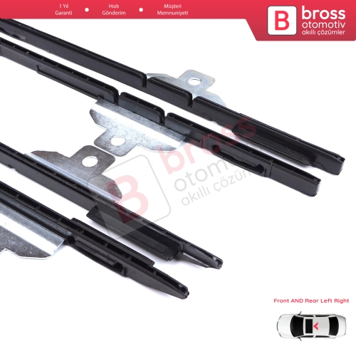 BMW X1 E84 MK1 2009-2014 54102993888 için Sunroof Perde Ray Sürgülü Kızak Braketi Ön ve Arka 